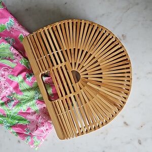 Bamboo Arc Shaped Purse